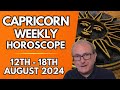 Capricorn Horoscope -  Weekly Astrology - 12th to 18th August 2024