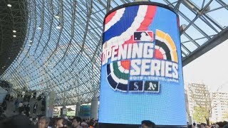 MLB日本開幕戦 東京ドーム マリナーズ vs アスレチックス イチロー引退試合 開場直前大混雑の様子 2019.03.21