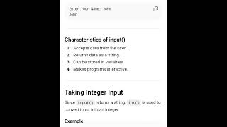 Input and Output Functions in Python | input() and print() Functions
