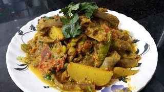 ଶିମ୍ବ ଆଳୁ ବେସର  || Odia Simba Alu Besara || Flat Beans Besara || Odia