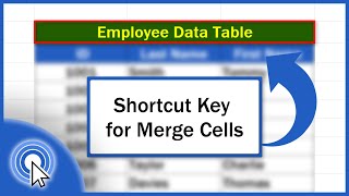 Shortcut Key for Merge Cells in Excel (Excel Shortcuts)