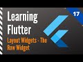 Learning Flutter, Part 17, Layout Widgets-The Row Widget