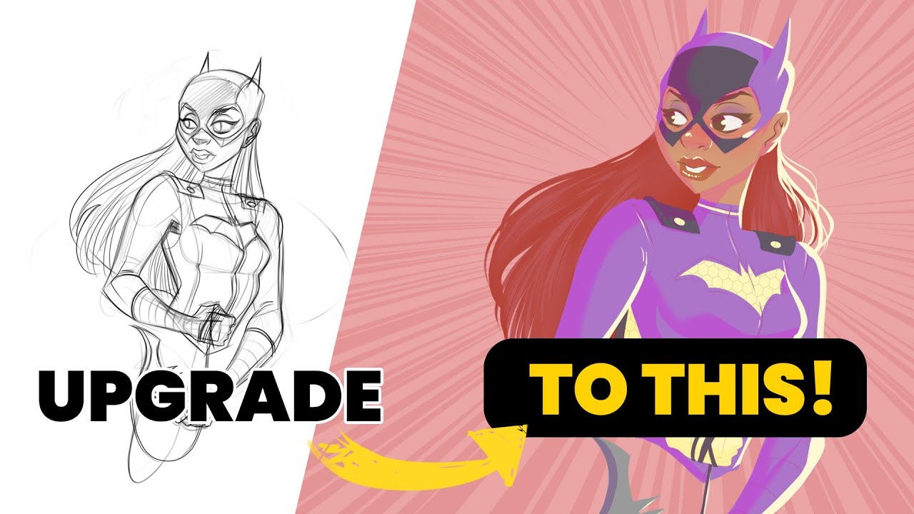 How To Create Lineless Art Digital Illustration Tutorial Youtube
