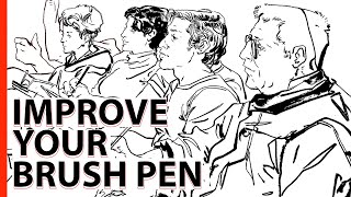LEVEL UP your BRUSH PEN DRAWINGS with these TIPS