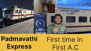 Padmavathi Express | First Time In First A.C | #richvin  | Secunderabad to Tirupati | #lifeinevents