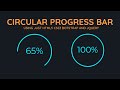 Circular Progress Bar using only HTML5, CSS3 Bootstrap and jQuery | Webloper