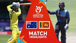 Australia v Sri Lanka | Match Highlights | ICC U19 Men’s CWC 2024