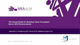 Appendix E: Configuring SQL Server 2012 Database Engine Port