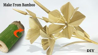 How to make a Flower using Bamboo