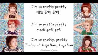 Dalshabet (달샤벳) - Just Stop / Stop As - Member/Colour Coded Lyrics (Han/Rom/Eng)
