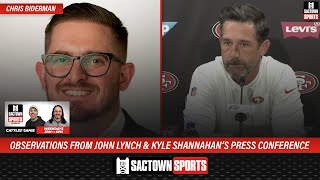 Chris Biderman On His Observations From John Lynch & Kyle Shannahan's Training Camp Press Conference
