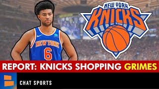 REPORT: Knicks SHOPPING Quentin Grimes via Knicks Insider | New York Knicks Rumors
