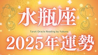 【水瓶座♒️2025年運勢】アクアちゃん🥹今年ほんとに超重要です!!! 超絶美しい物語だったの🥹段違いの世界へと入る✨😭（熱量高めのリーディングになっちゃた笑）