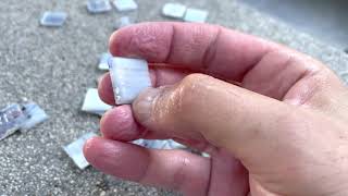 How to replace broken pool tiles