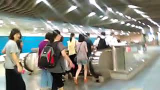 捷運板南土城線往南港展覽館方向路線捷運路程搭乘記錄與載客實況攝影(西元2019年08月21日)亞東醫院→西門