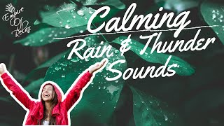 1 Hour Calming Rain And Thunder Sounds For Sleep | Rain Sound Thunder [ASMR]