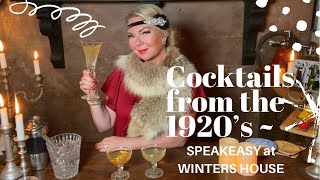 COCKTAILS IN OUR 1920’S SPEAKEASY