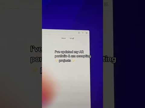 My AR portfolio️ #augmentedreality #design