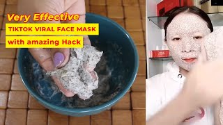 Very Effective Tiktok Viral face mask with amazing HACK #shorrts #thebeautysecret  #chiaseed
