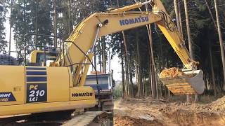 Komatsu Pc210 Lci-10 #Excavator in Action