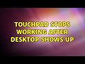 Ubuntu: Touchpad stops working after desktop shows up