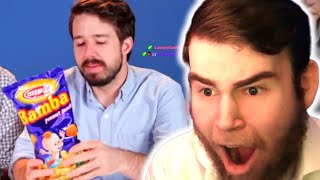 JEW REACTS TO PEOPLE TRYING JEWISH SNACKS