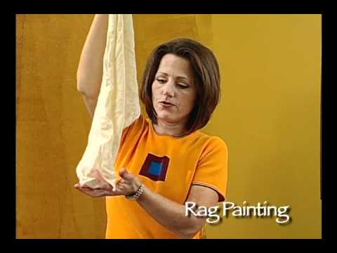 Rag Painting Faux Finish by The Woolie (How To Paint Walls) #FauxPainting Rag Painting Faux Finish by The Woolie (How To Paint Walls) #FauxPainting