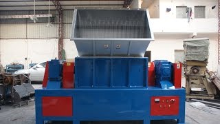 Tyrone Double shaft shredder TL600 for crushing oil can,oil drum,tough drum,oil tank