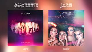 Little Mix - Confetti (split audio) (original and remix)