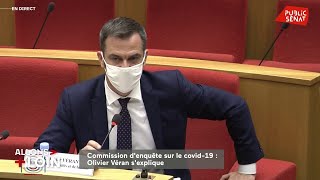 Olivier Véran bousculé en commission d'enquête Covid