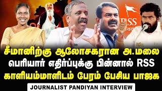 Journalist Pandian Interview about Reason Behind Seeman's Speech about Periyar and BJP's role in it