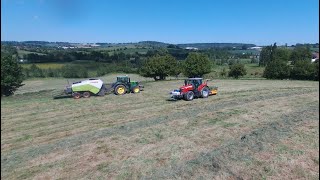 pressage enrubannage et ramassage d'herbe John Deere / Massey Ferguson / Deutz-fahr