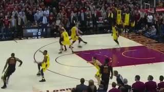 Lebron with the game winner! Vs the Pacers Playoffs