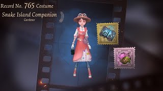 Identity V | Gardener  “Snake Island Companion” Is So Cute!!! And It’s Limited!!!