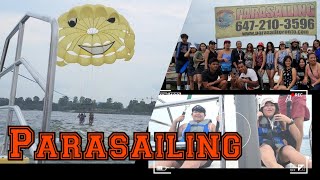 PARASAILING @ Lake Ontario w/ Isabelle the STAR!