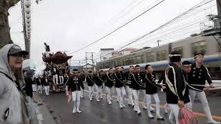 令和5年10月9日　信太だんじり最終日　やり回し