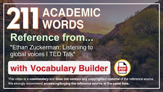 211 Academic Words Ref from "Ethan Zuckerman: Listening to global voices | TED Talk"