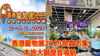 香港寵物展2023爬蟲市集 本地大獅聲音導航 @BeardedDragonXL