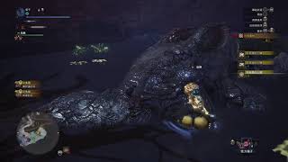 【餛飩】魔物獵人世界【MHW】 4.01 荒野的波露  小金泥魚龍