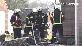 Woning in brand Weiteveen