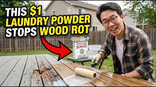 This $1 Laundry Powder Stops Wood Rot FOREVER — Why The $42B Industry BURIED This in 1960!