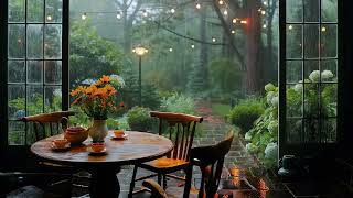 The soothing sound of rain is the music played by nature, Helps relax and sleeping