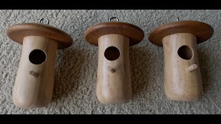 What's inside the box: 2023 New Mushrooms Hummingbird Houses