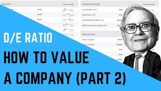 The Debt-to-Equity Ratio Explained! | Best Way To Value A Stock (Part 2)