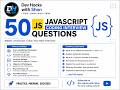 LIVE: 50 JavaScript Coding Interview Questions | Crack Frontend Interviews