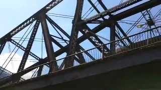 RARE VIDEO: Boston's Old Northern Avenue Bridge (c. 1908) in operation, seen from below!