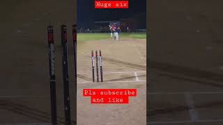 huge six out of the ground # cricket #viral #shorts