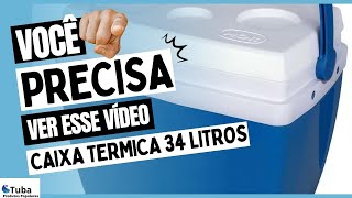 Caixa Térmica 34 Litros Azul Mor #cooler #bolsatermica