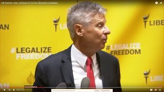 US election: Gary Johnson to run as Libertarian candidate