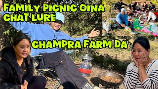 FAMILY PICNIC 🧺 CHATLURE EIKHOIGI CHAMPRA FARM DA/ MAYAM MITYENG TAMINNASI